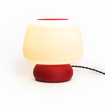 Mushroom Modern Classic Plant-Based PLA 3D Printed Dimmable LED Table Lamp - JONATHAN Y